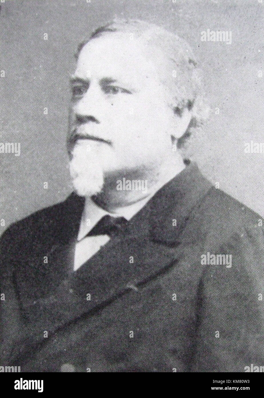 Ein Porträt von Julius Mankell, aufgenommen 1936, das seine Rolle in der liberalen Bewegung und seine Beiträge zur Sozialreform veranschaulicht. Stockfoto