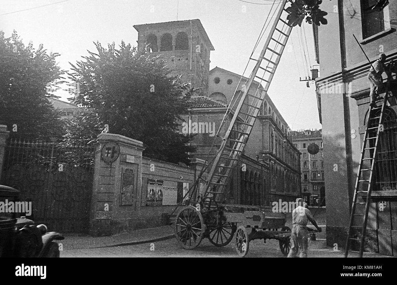 Die Kirche San Maurizio in Mailand, Italien, ist für ihre Renaissance- und Barockarchitektur bekannt. Es ist eine historische und religiöse Stätte, die für ihre Kunst und Architektur, insbesondere für ihre Fresken, bekannt ist. Stockfoto