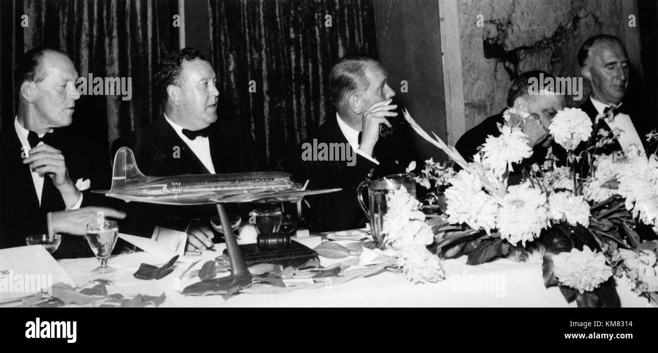 Die Eröffnungsveranstaltung in New York 1946 war ein bedeutender kultureller oder politischer Anlass, der die Aufmerksamkeit des nationalen und internationalen Publikums auf sich zog. Stockfoto