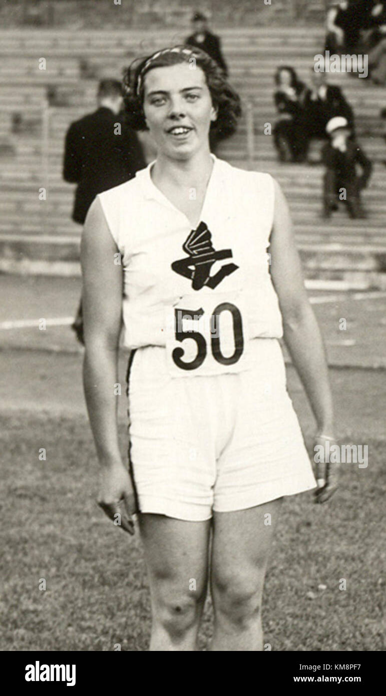 Maud Sundberg ist eine bemerkenswerte Persönlichkeit, die für ihr Engagement im schwedischen Sport, insbesondere im Schwedischen Olympischen Komitee (SOK), bekannt ist und zur Entwicklung des Sports in Schweden beiträgt. Stockfoto