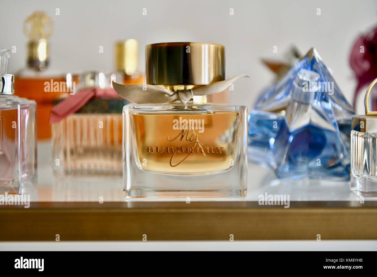 Der Duft meiner Burberry-Frauen Stockfoto