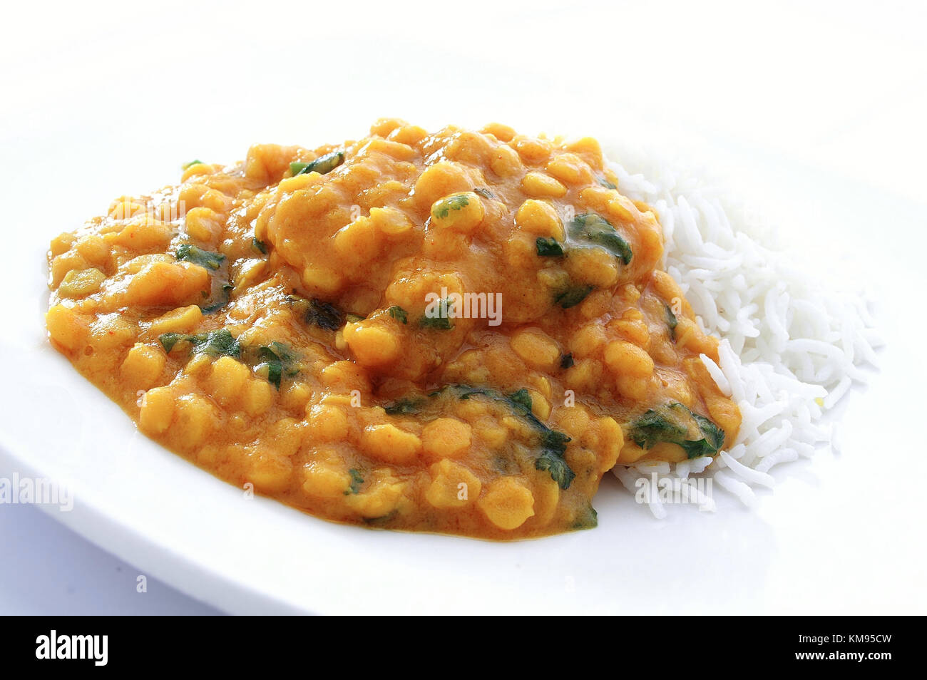 Indische curry Dhal Stockfoto