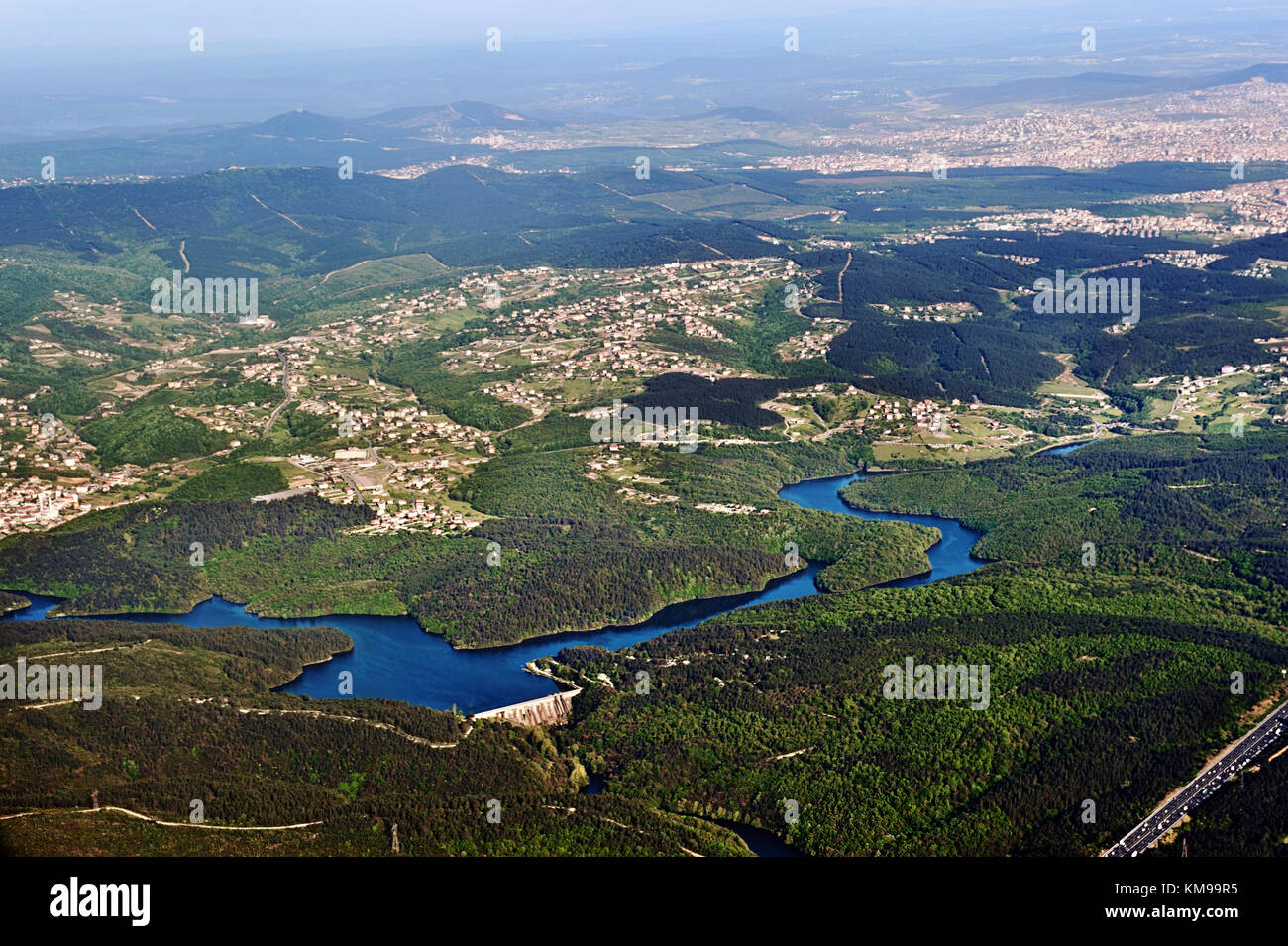 Luftaufnahme von Istanbul Turkiye Stockfoto