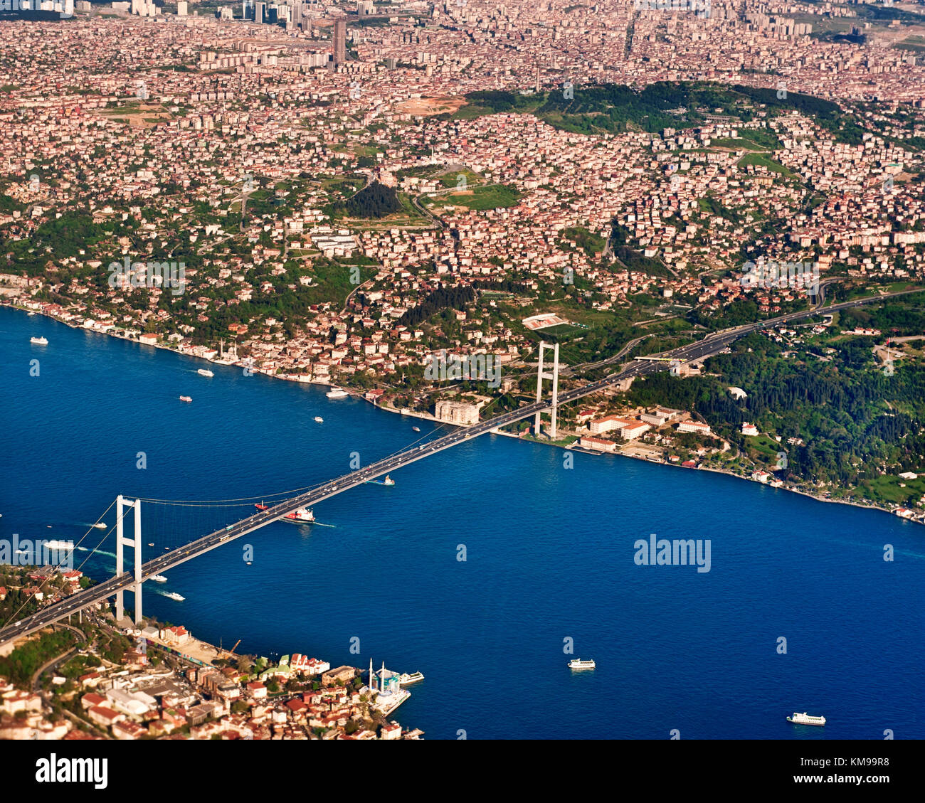 Luftaufnahme von Istanbul Turkiye Stockfoto