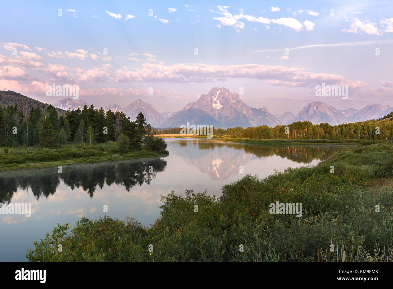 Oxbow Bend, Grand Teton National Park, Wyoming, Usa Stockfoto
