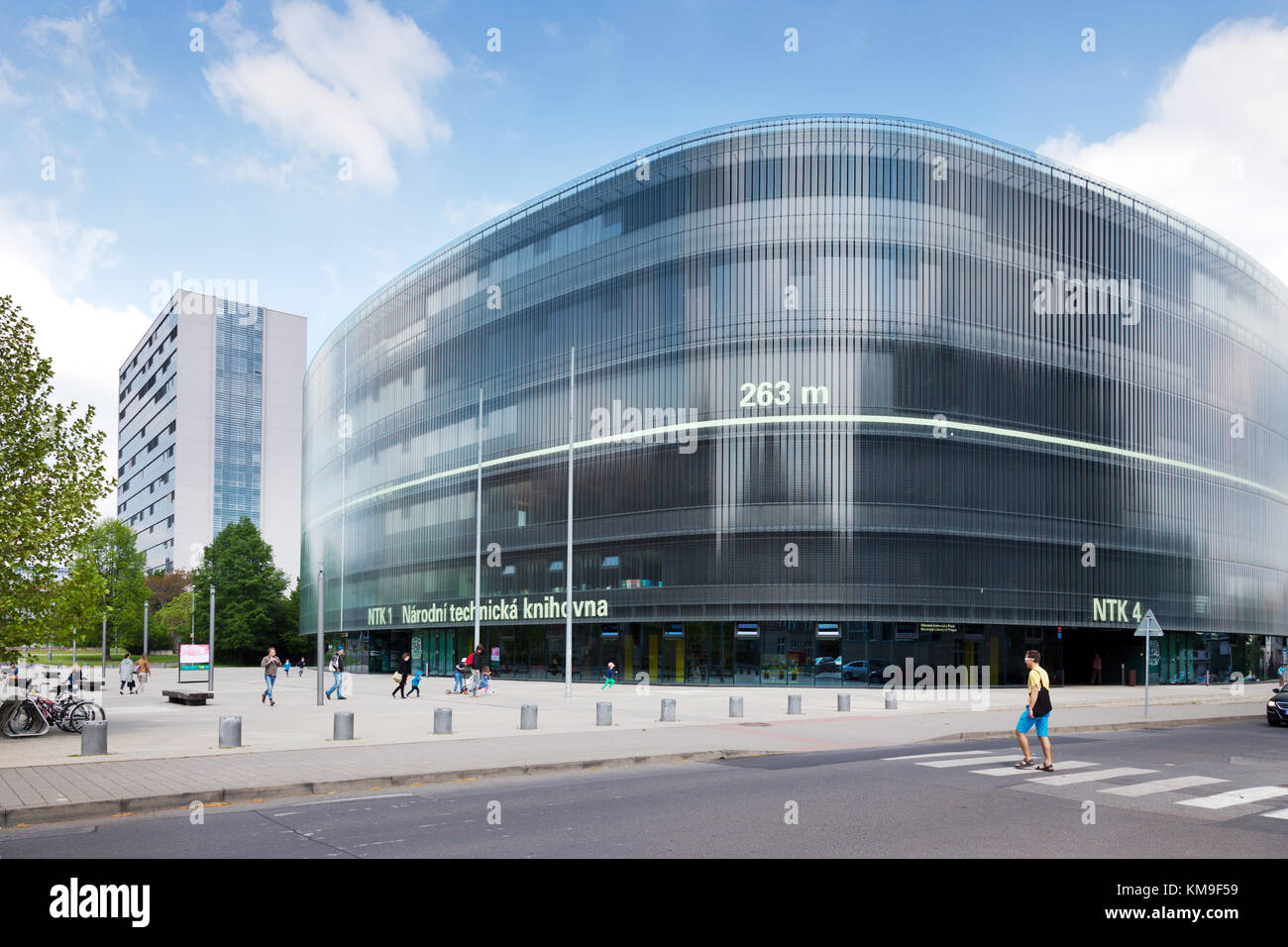 Die Nationale Bibliothek der Technik, Dejvice Bezirk, Prag, Tschechische republik - Architektur Grand Prix Stockfoto