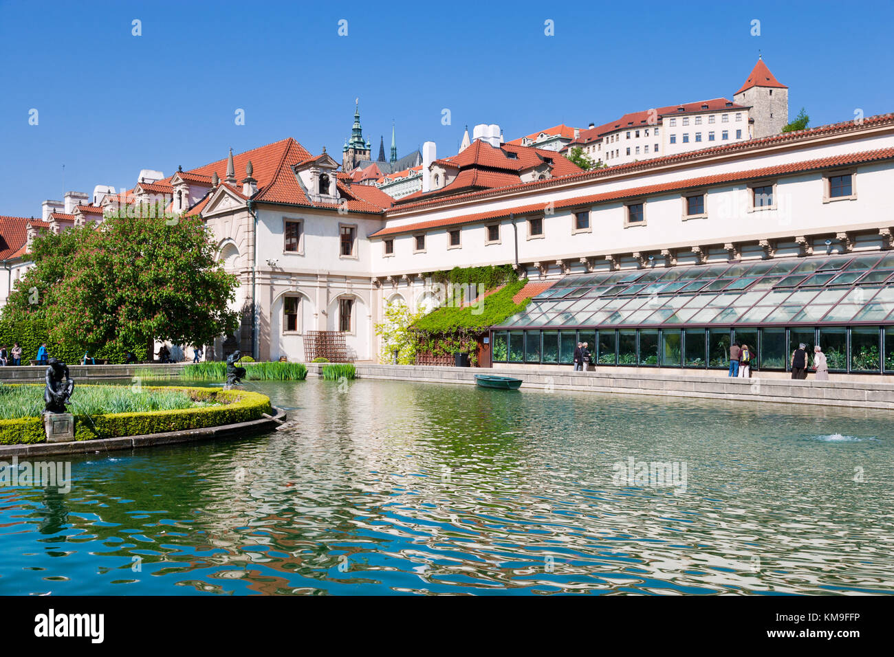 Valdstejnsky Palac, valdstejnska zahrada, Mala Strana (unesco), Praha, Ceska Republika/Wallenstein Gärten, Kleinseite (unesco), Prag, Tschechische Repu Stockfoto