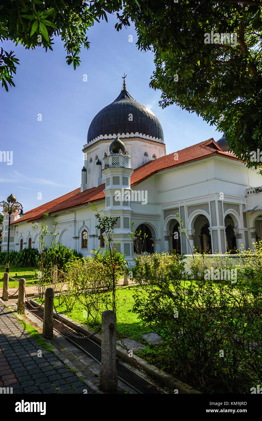 Penang, Malaysia - 3. September 2013: Kapitan Keling Moschee islamische Altstadt von indischen muslimischen Händlern im 19. Jahrhundert in George Town Stockfoto