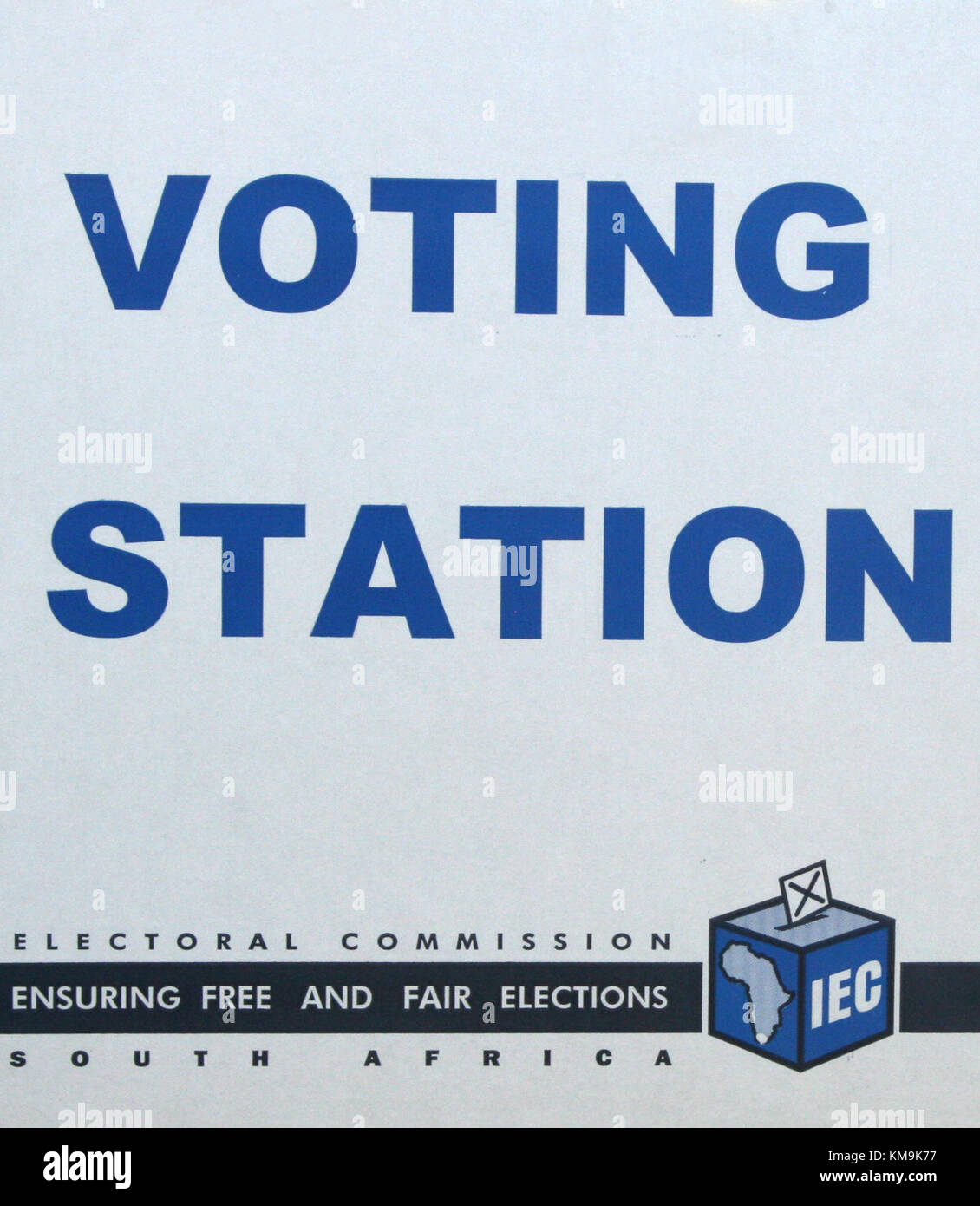 Nationalen und provinziellen Wahlen in Pretoria, Südafrika Stockfoto