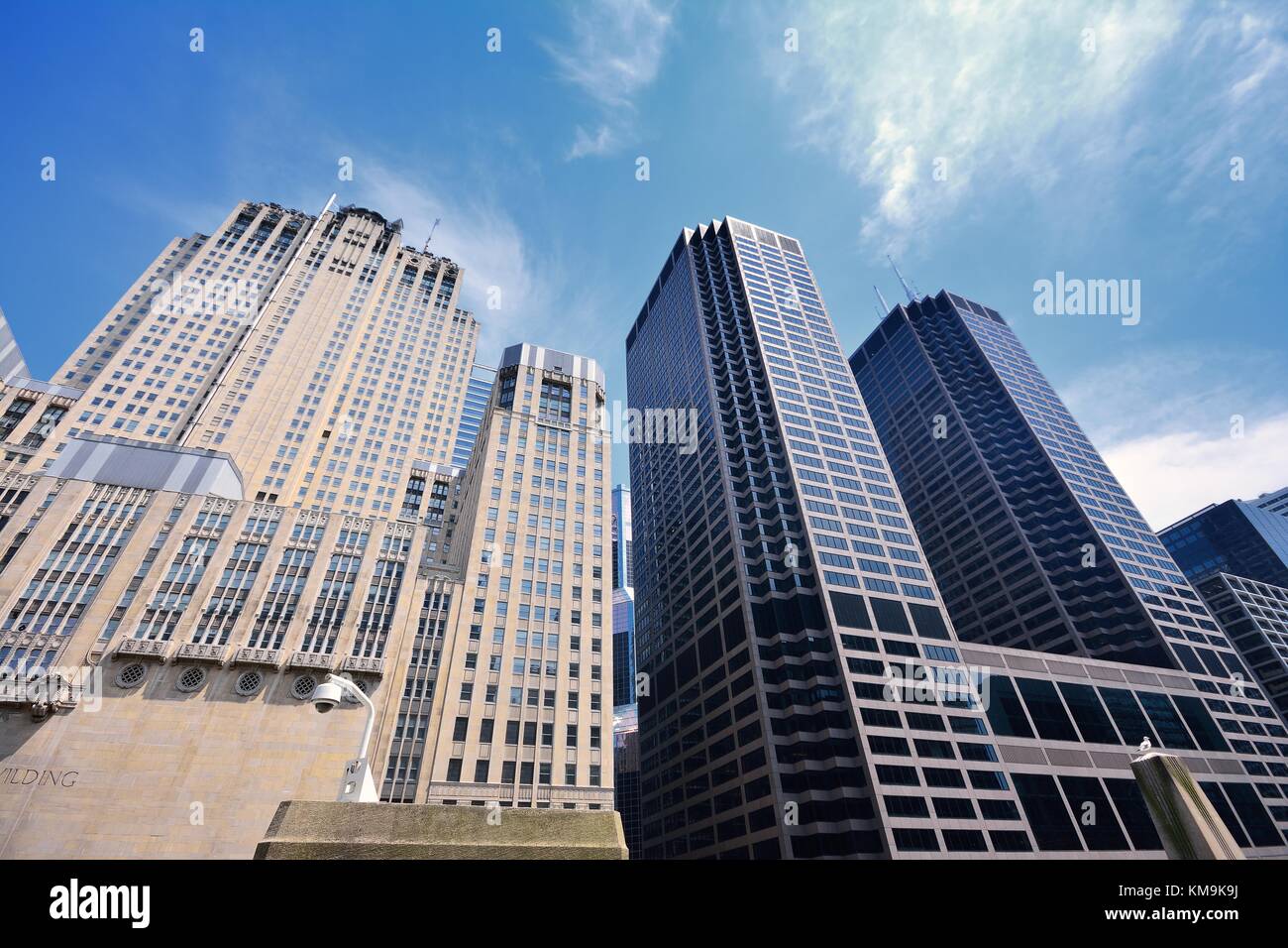 Civic Opera House in Chicago. Die Civic Opera eröffnet im Jahre 1929 und ist im Art déco-Stil bietet. Stockfoto