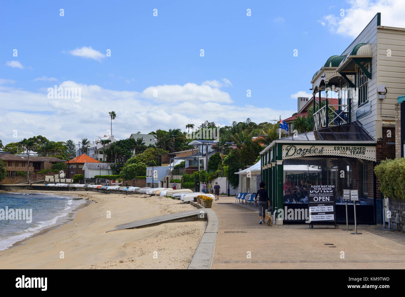 Doyles Restaurant an der Küste in Watsons Bay, einem östlichen Vorort von Sydney, New South Wales, Australien Stockfoto