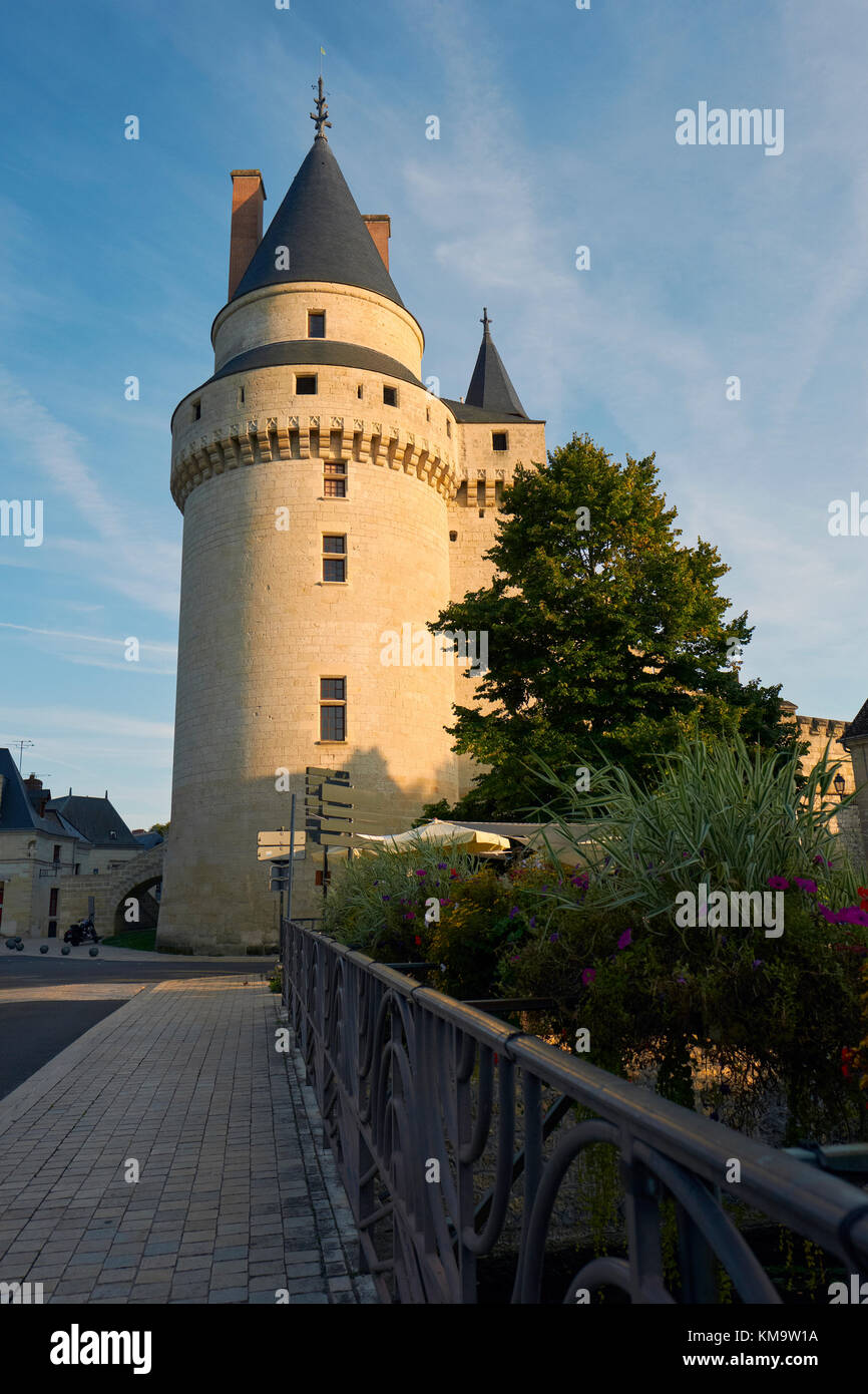 Das Chateau de Langeais in Langeais im Tal der Loire Frankreich Stockfoto