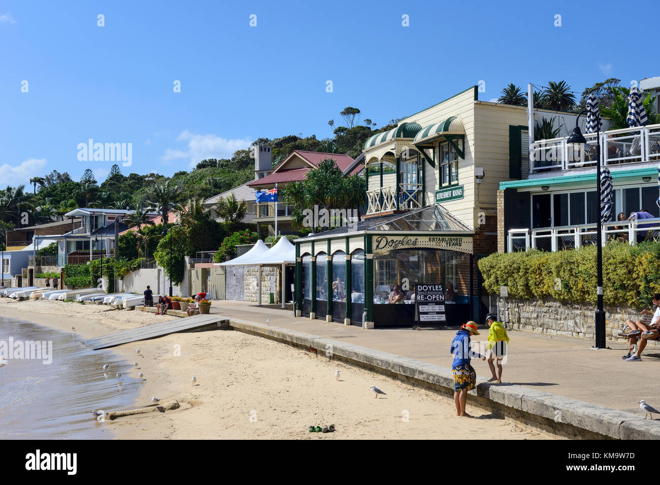 Doyles Restaurant an der Küste in Watsons Bay, einem östlichen Vorort von Sydney, New South Wales, Australien Stockfoto