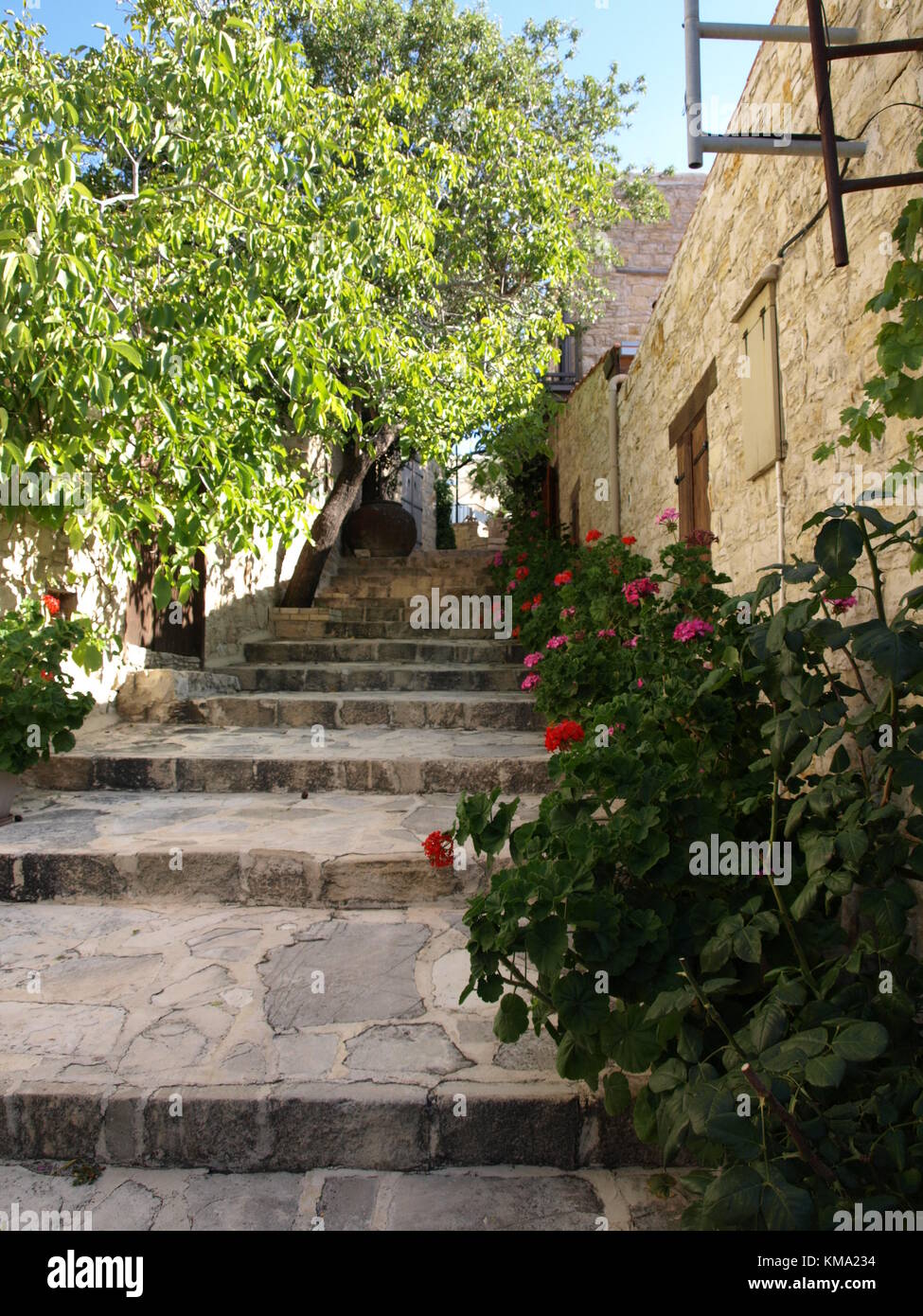 Sightseeing auf einem Familienausflug nach Zypern Stockfoto