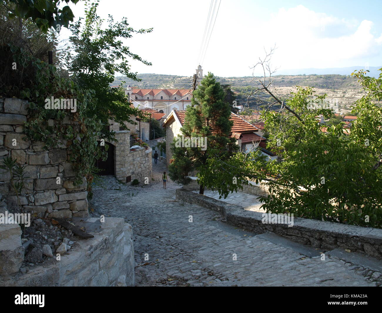 Sightseeing auf einem Familienausflug nach Zypern Stockfoto