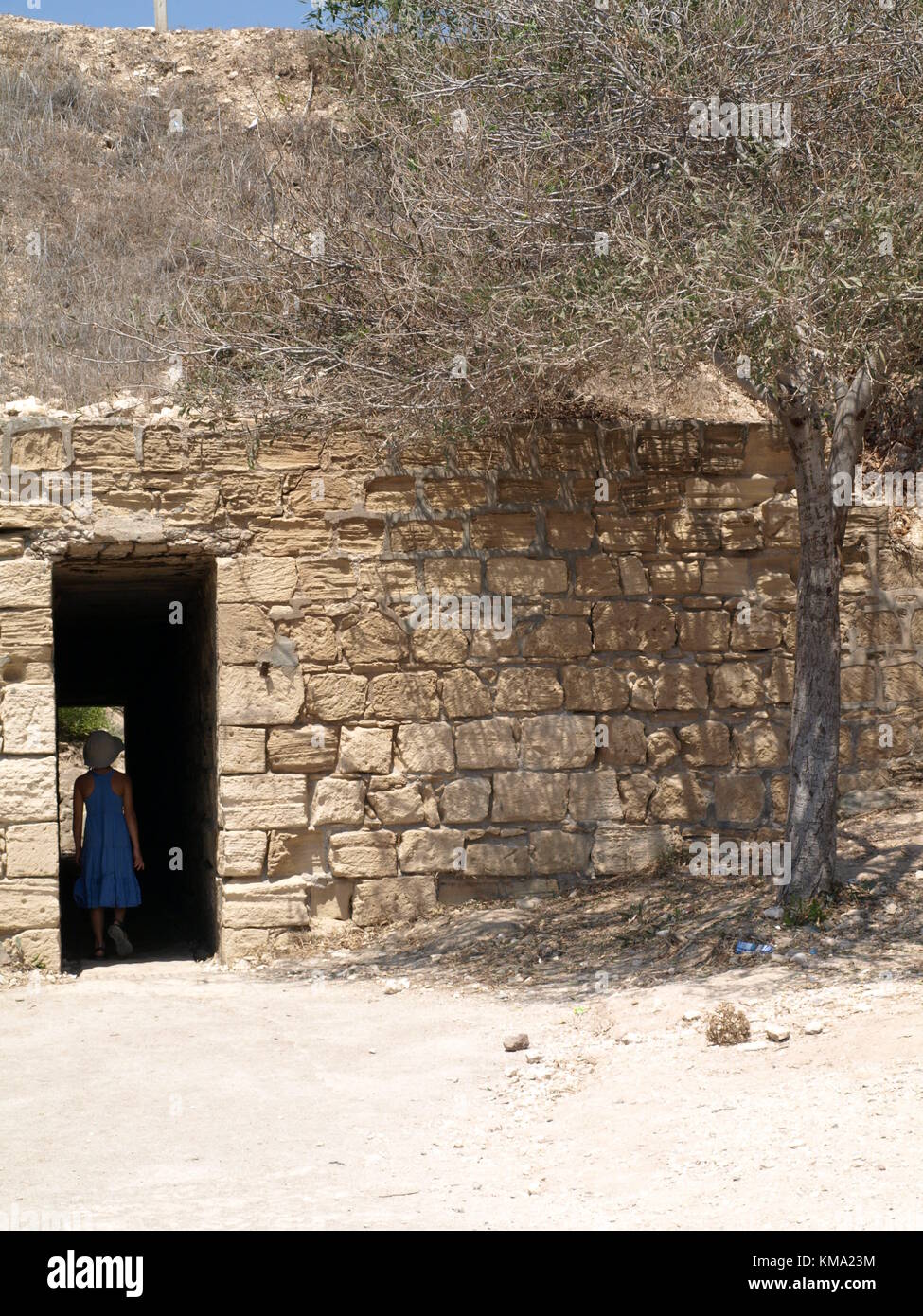 Sightseeing auf einem Familienausflug nach Zypern Stockfoto