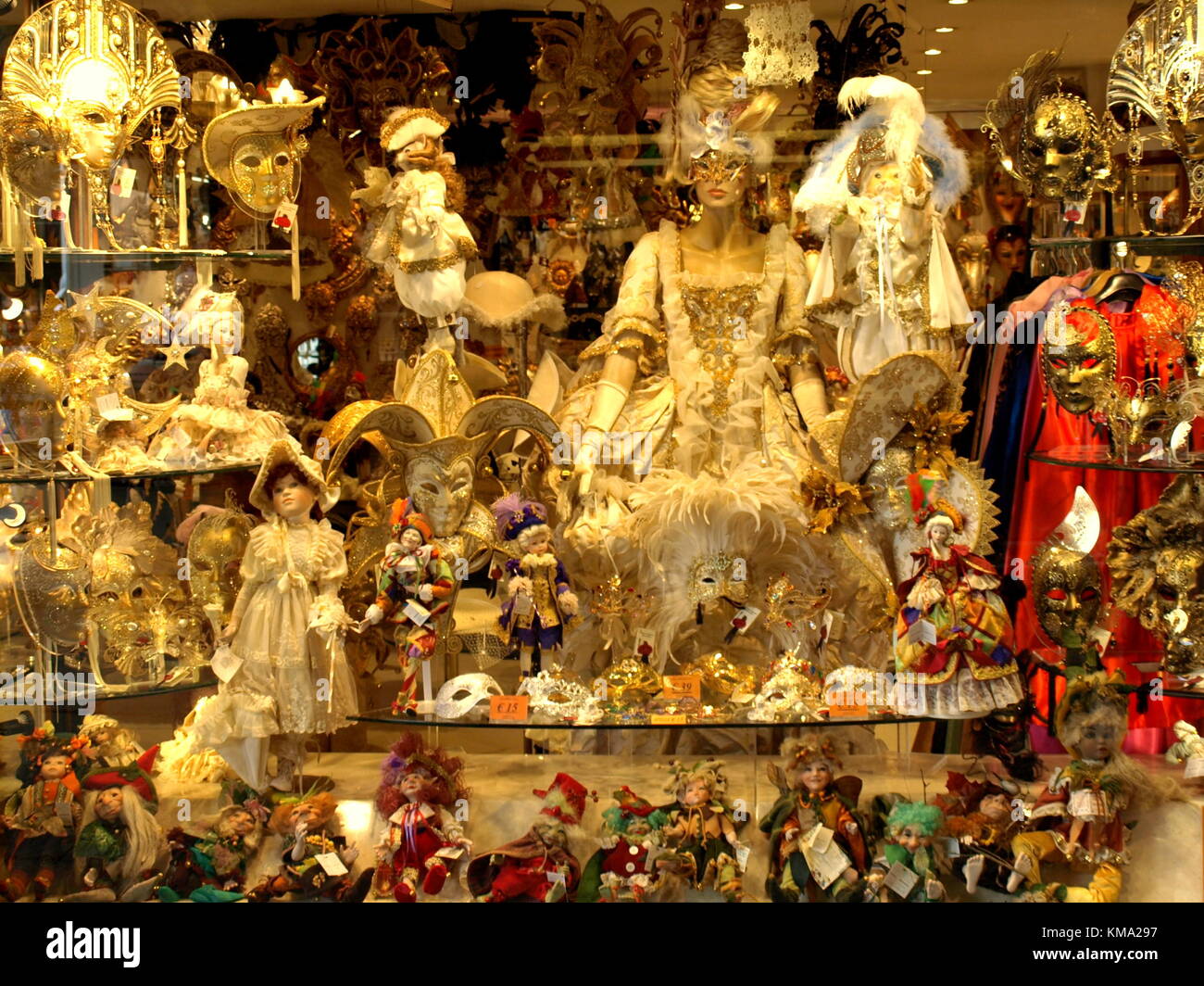 Sightseeing auf einem Familienausflug nach Italien Stockfoto