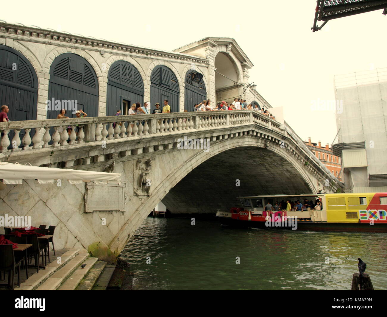 Sightseeing auf einem Familienausflug nach Italien Stockfoto