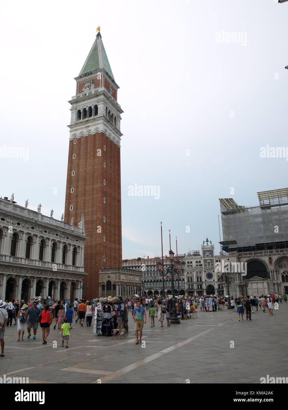 Sightseeing auf einem Familienausflug nach Italien Stockfoto