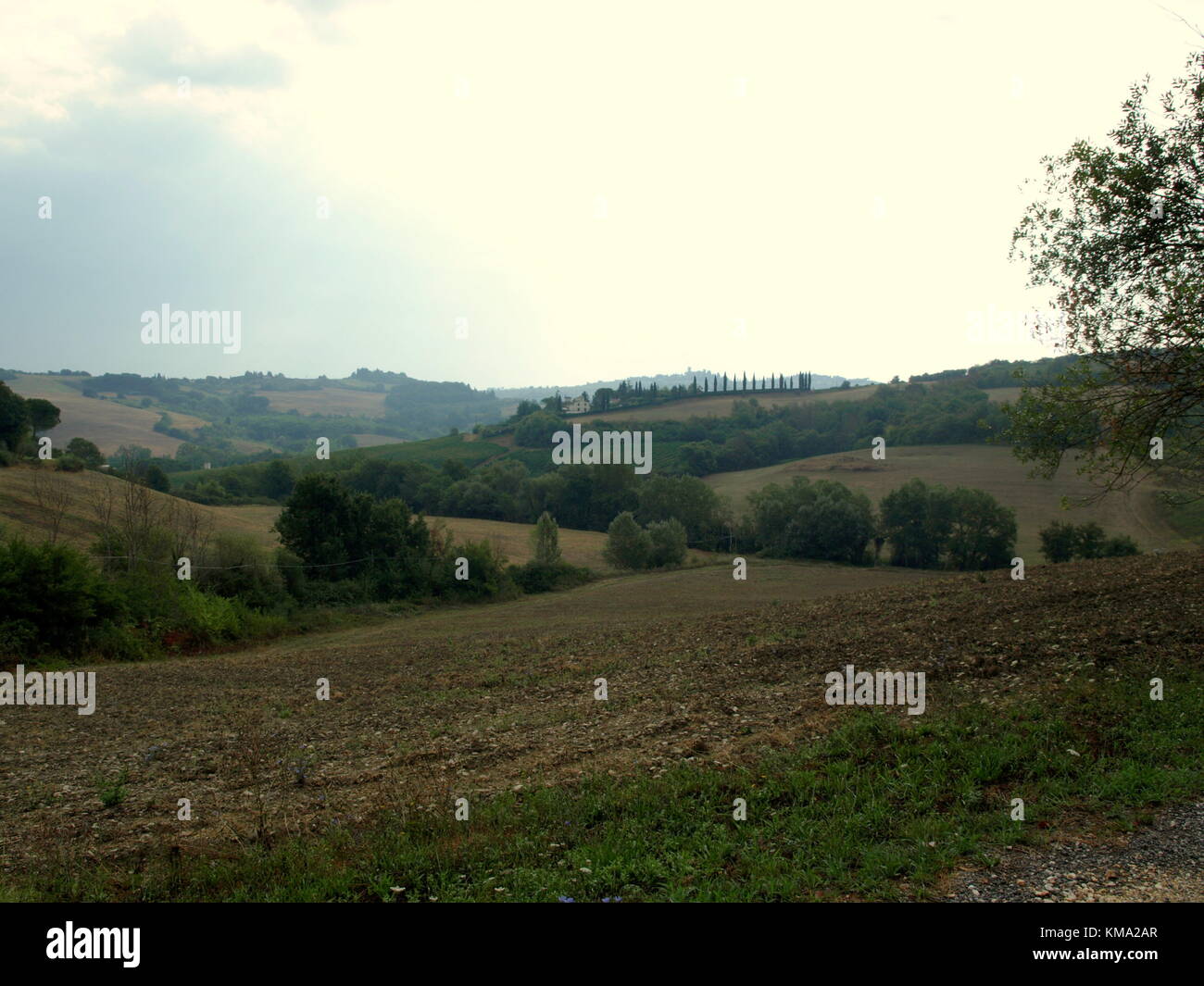 Sightseeing auf einem Familienausflug nach Italien Stockfoto