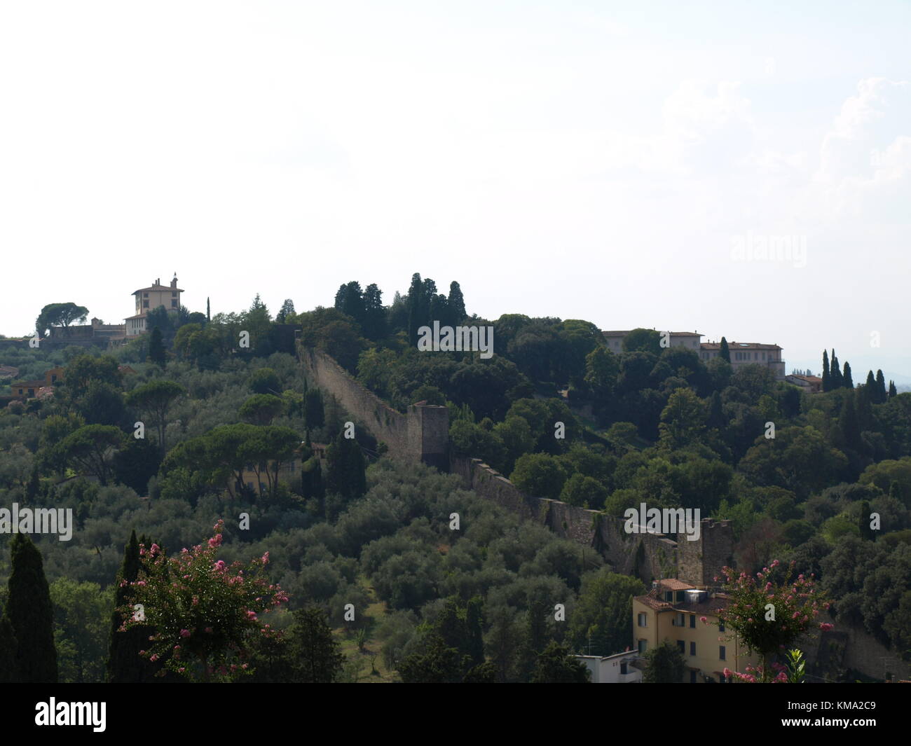 Sightseeing auf einem Familienausflug nach Italien Stockfoto
