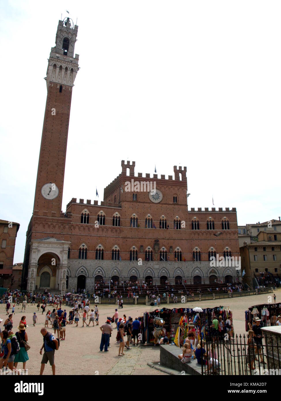 Sightseeing auf einem Familienausflug nach Italien Stockfoto
