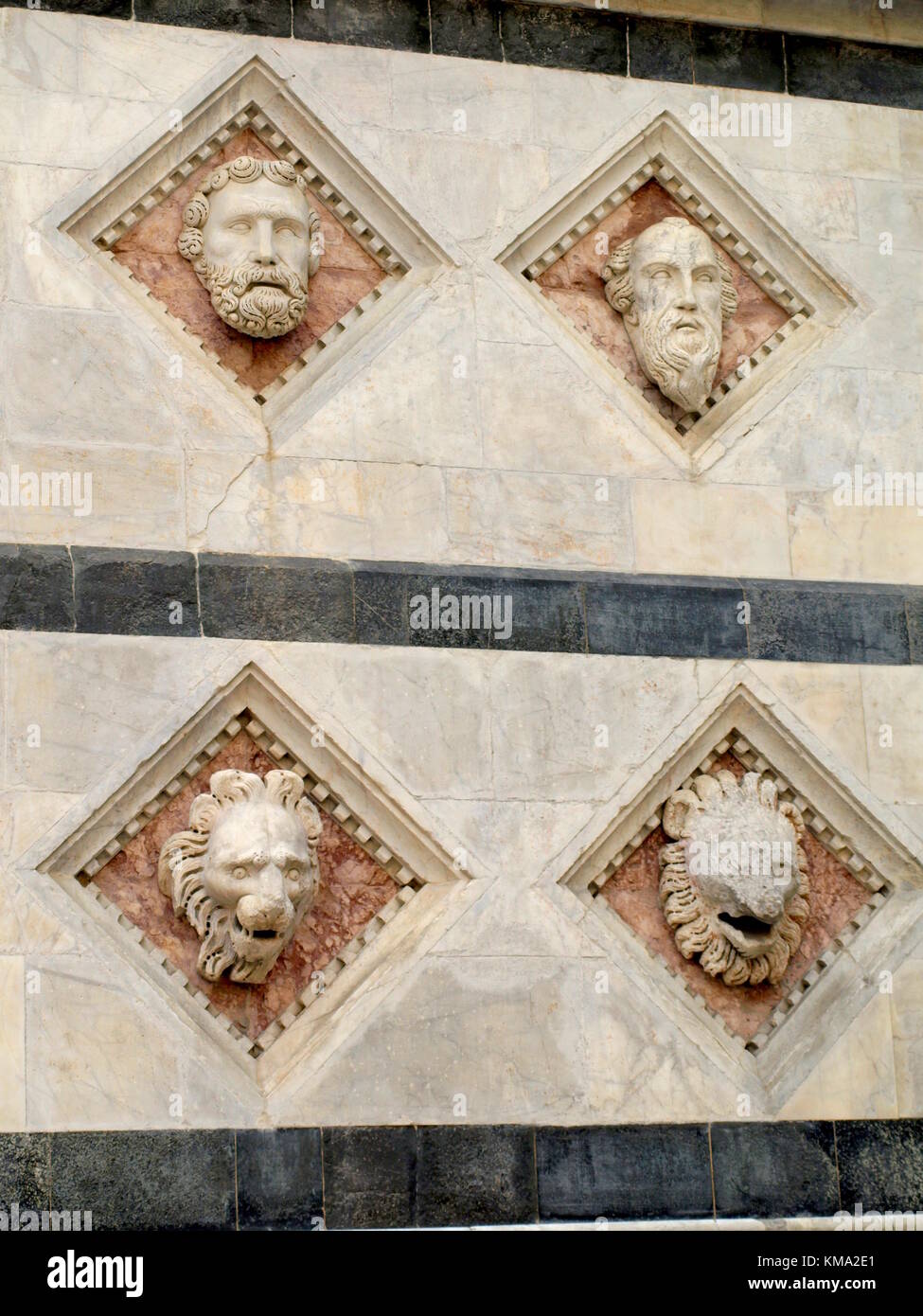 Sightseeing auf einem Familienausflug nach Italien Stockfoto