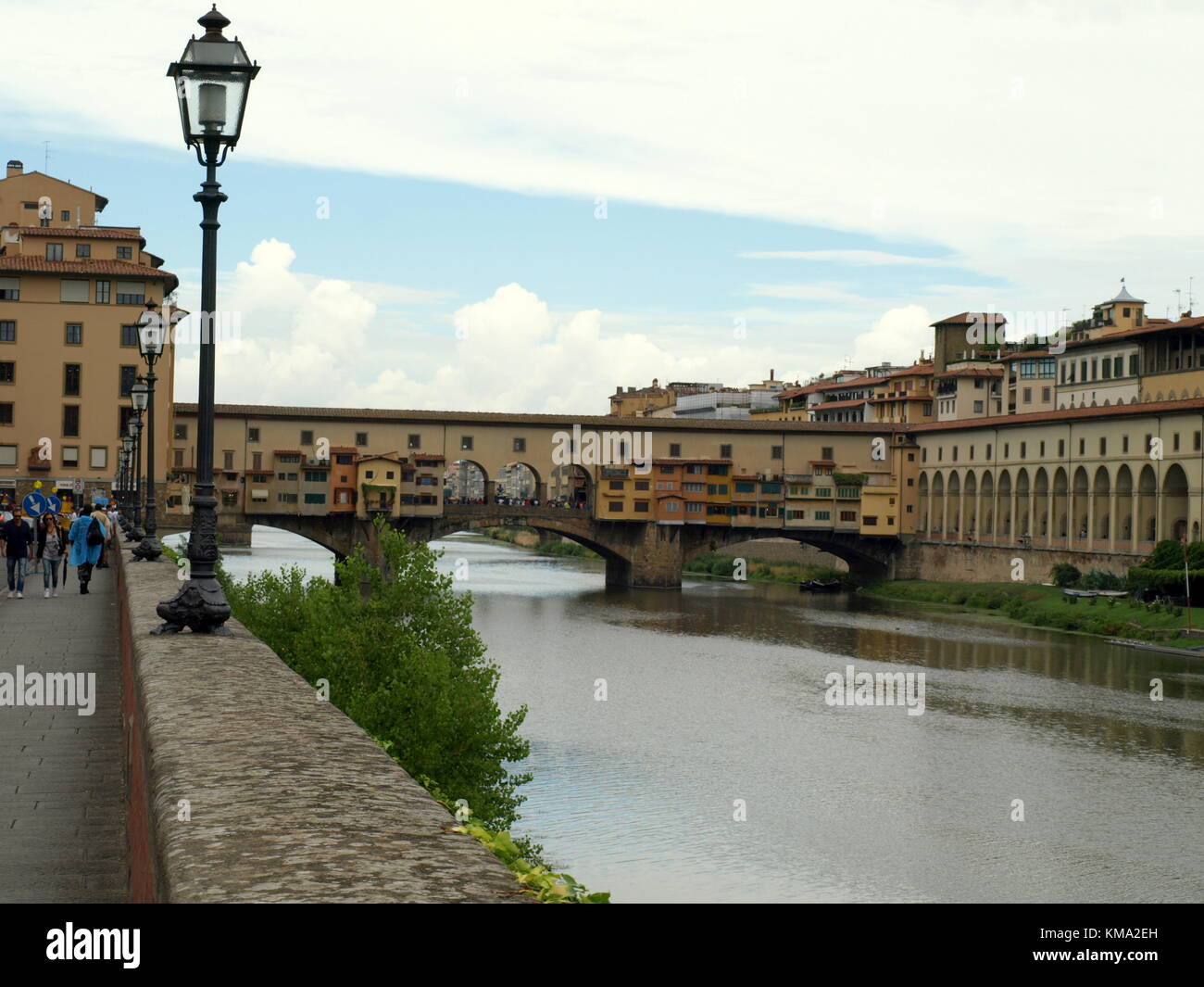 Sightseeing auf einem Familienausflug nach Italien Stockfoto