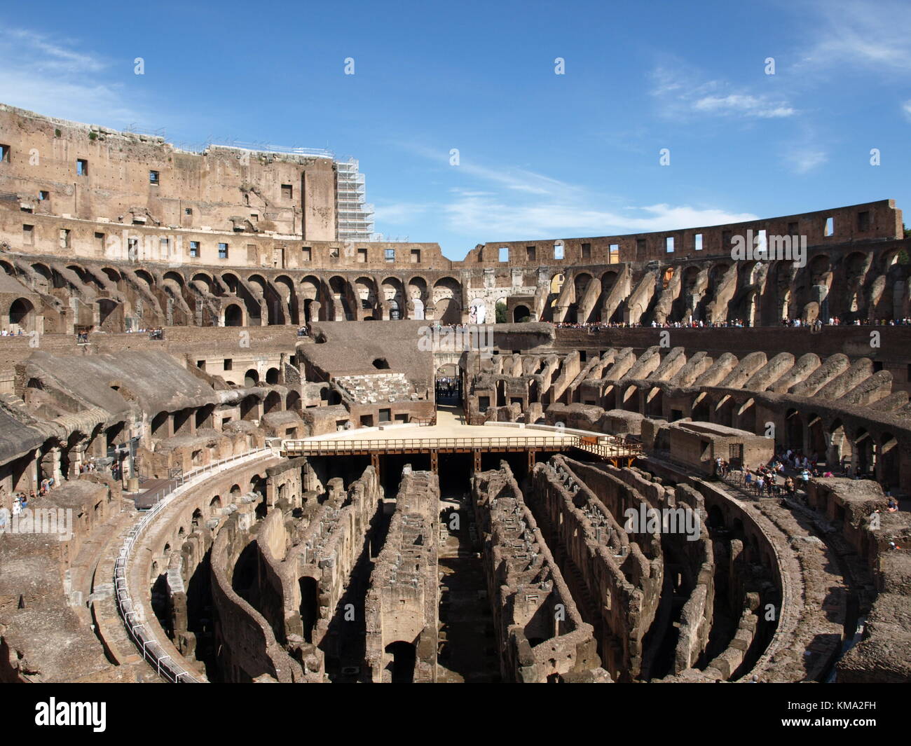 Sightseeing auf einem Familienausflug nach Italien Stockfoto