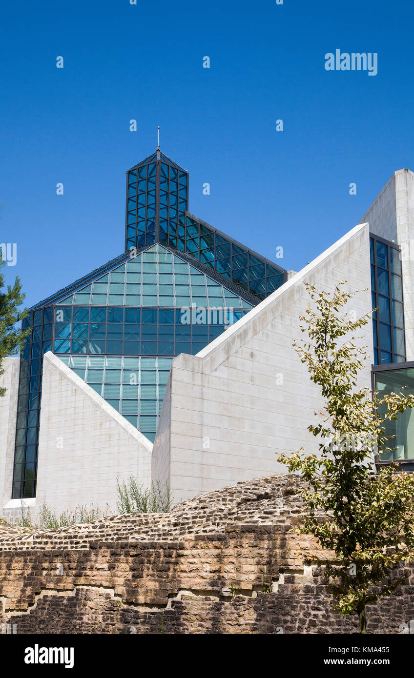 Museum für moderne Kunst, Kirchberg, Luxemburg - Stadt, Luxemburg, Europa Stockfoto