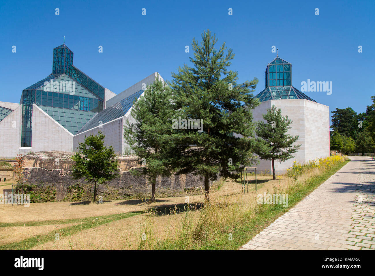 Museum für moderne Kunst, Kirchberg, Luxemburg - Stadt, Luxemburg, Europa Stockfoto