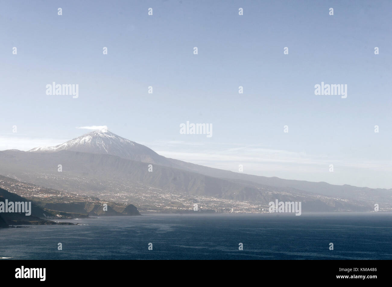 Mount Teide Teneriffa Kanarische Inseln Puerto de la Cruz Kanaren Stockfoto