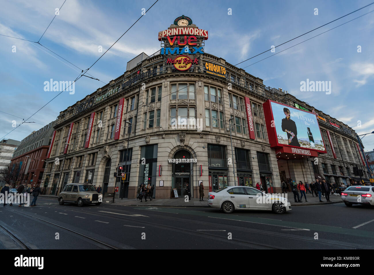 Printworks Veranstaltungsort Corporation Street, suedalgerien Grove, Manchester, England, Großbritannien Stockfoto