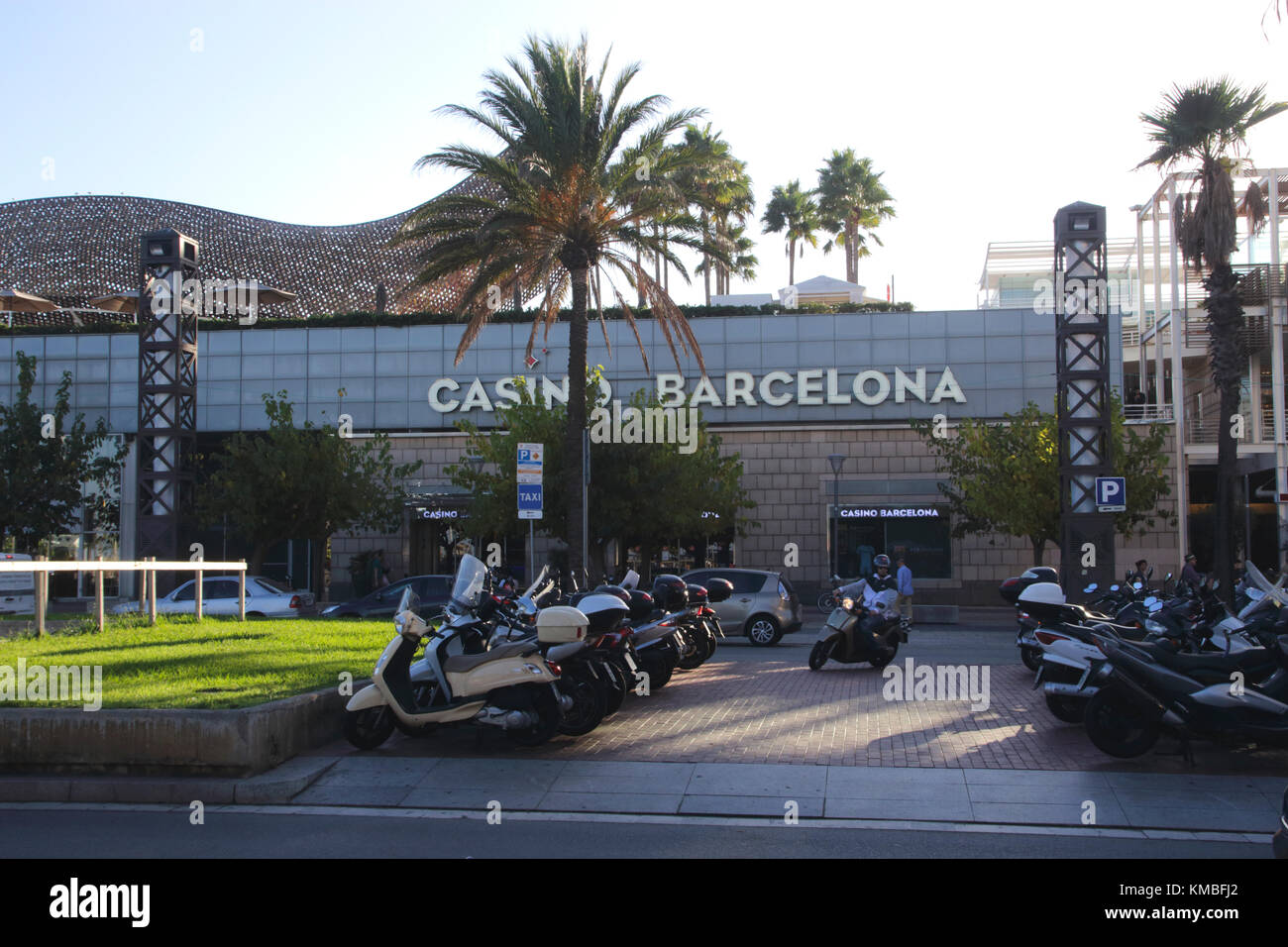 Casino Barcelona Carrer de la Marina Barcelona Spanien Stockfoto