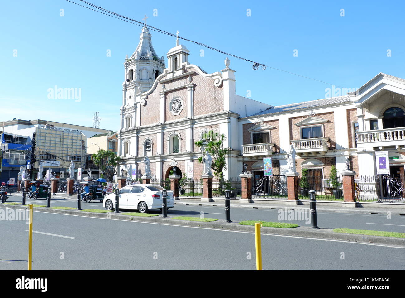 St. Joseph Kirche, erfassen, bevor Sie an einem Sonntag an Masse Stockfoto