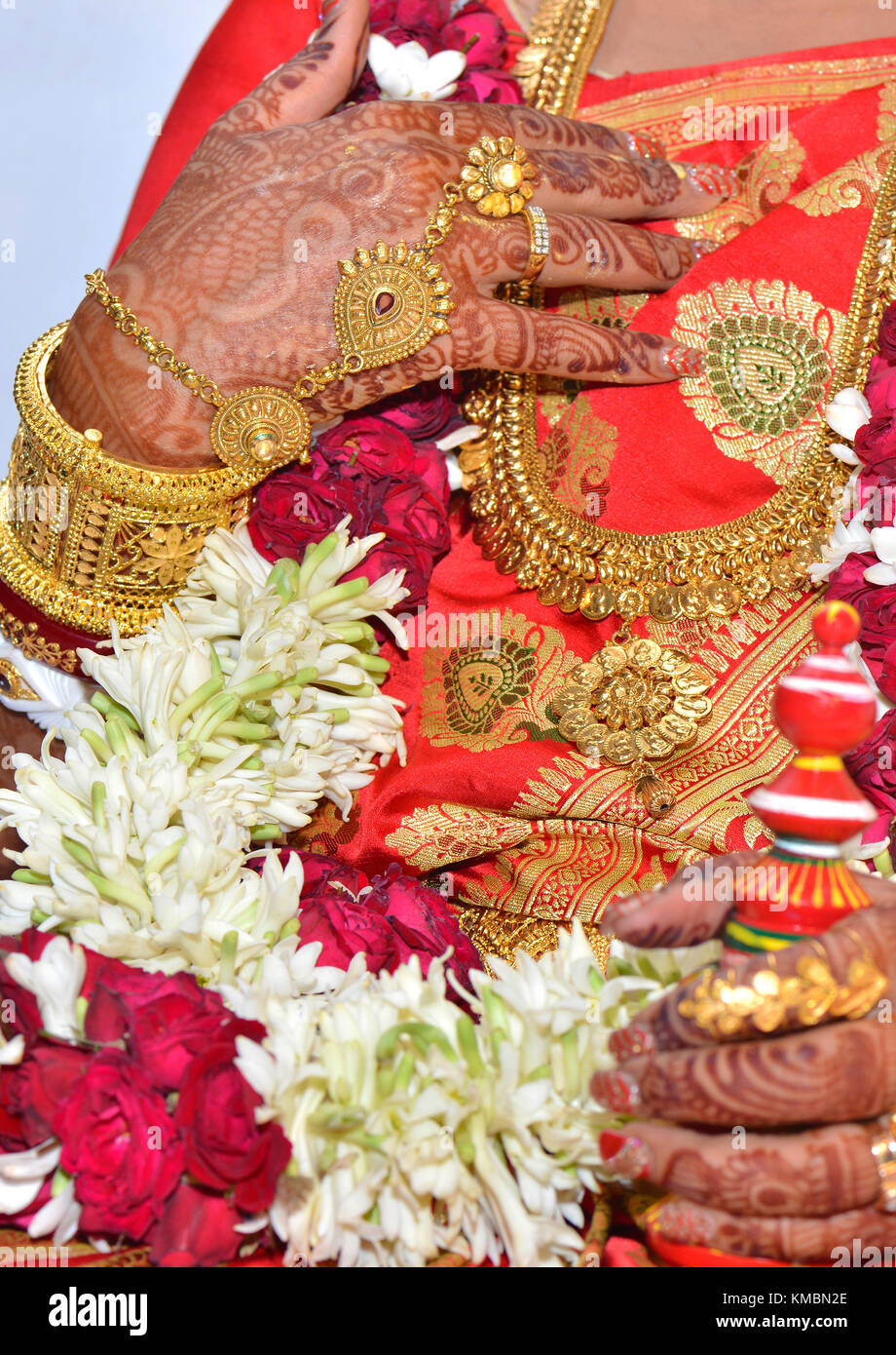 indische Braut Stockfoto