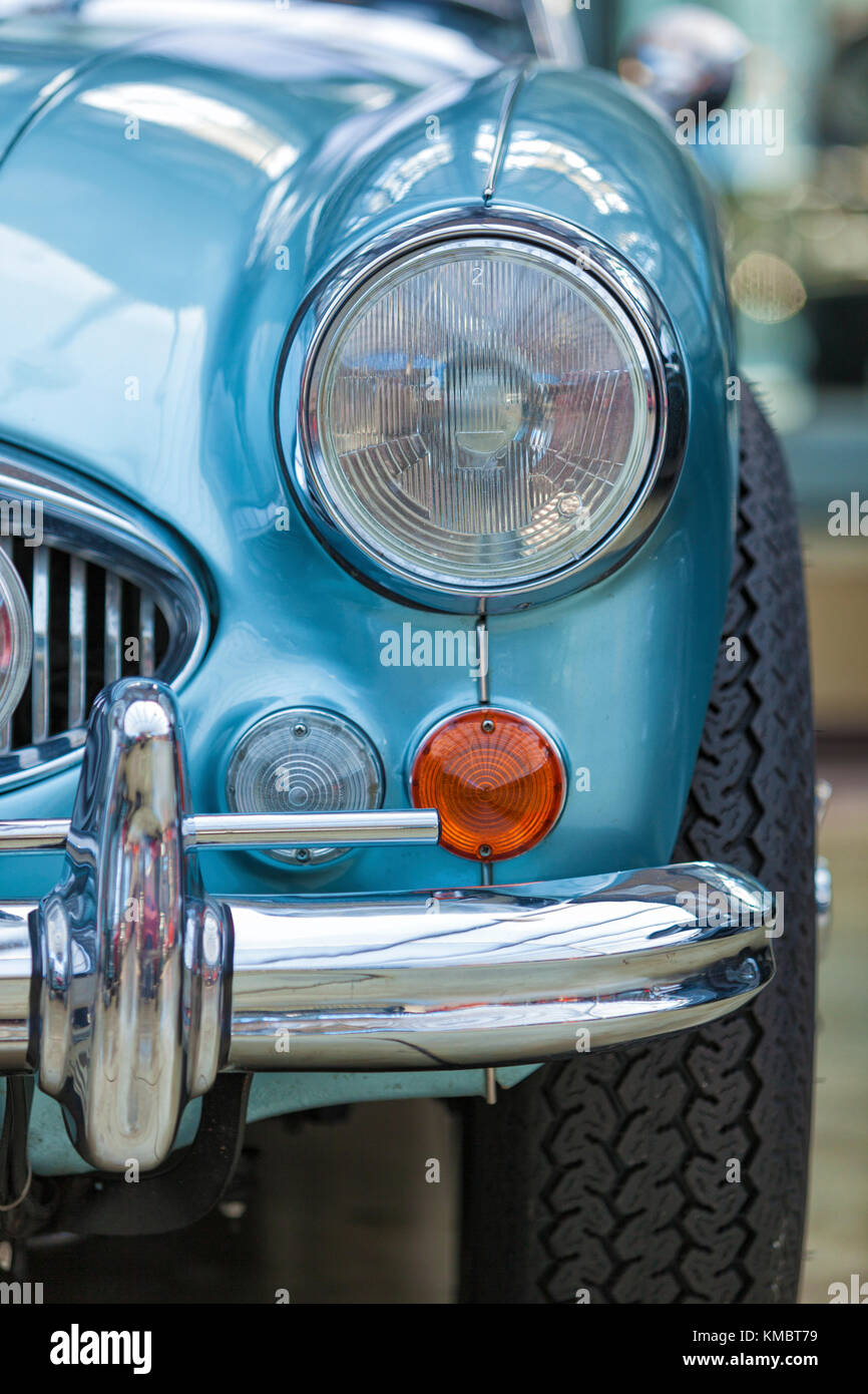 Detail Der Vintage Britische Sportwagen Aus Den 60er Jahren Stockfotografie Alamy