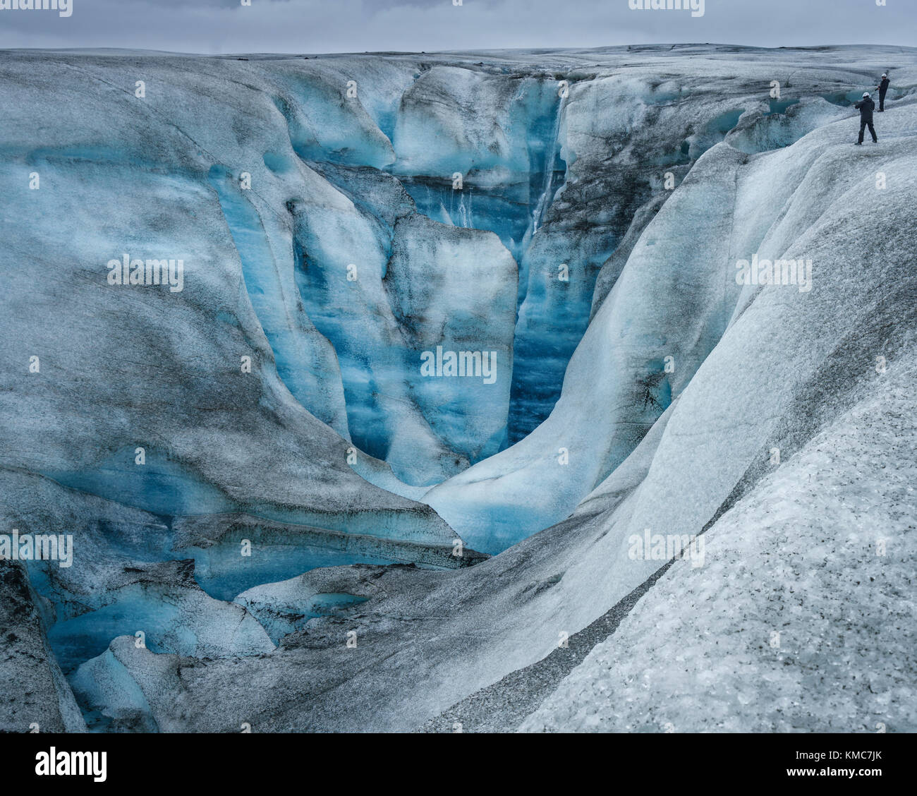 Breidamerkurjokull Gletscher, Island Stockfoto