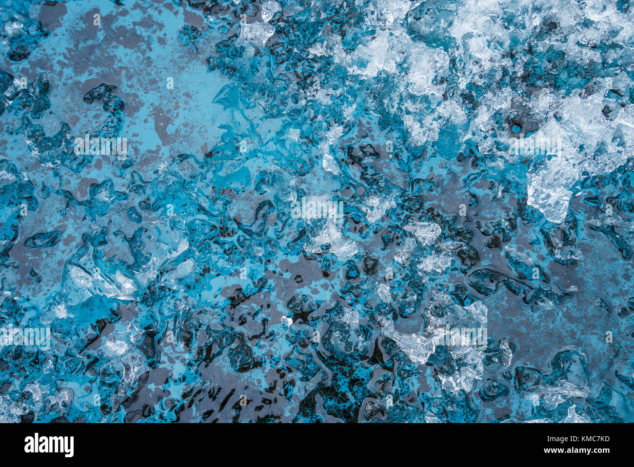 Breidamerkurjokull Gletscher, Island Stockfoto