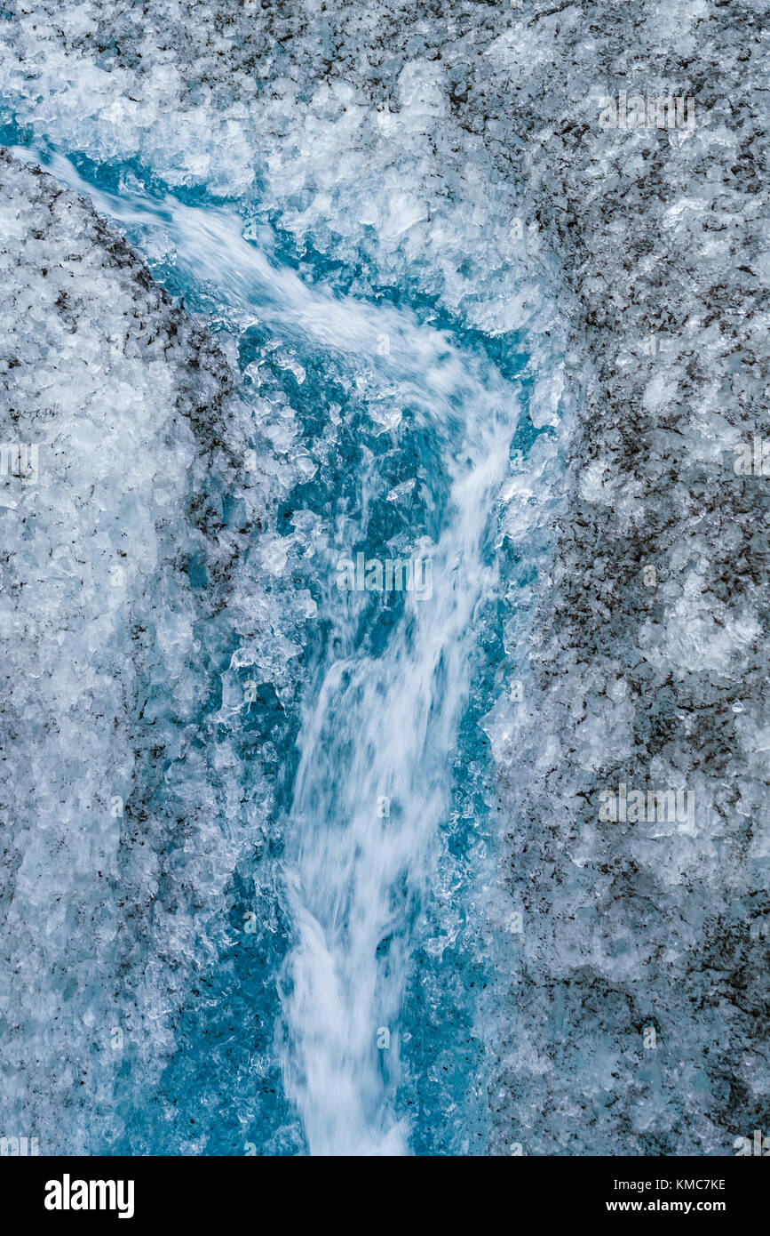 Breidamerkurjokull Gletscher, Island Stockfoto
