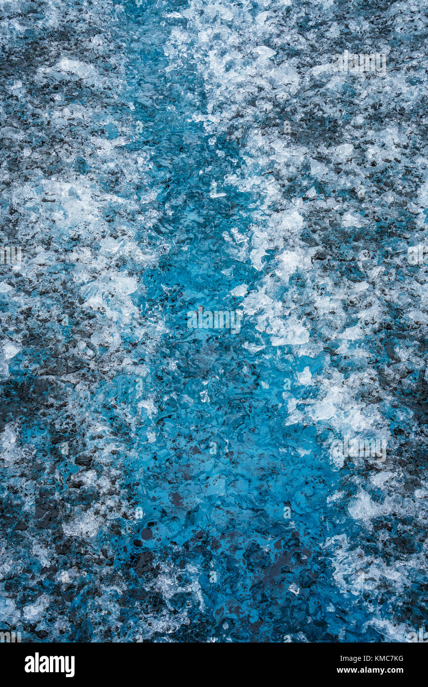 Breidamerkurjokull Gletscher, Island Stockfoto