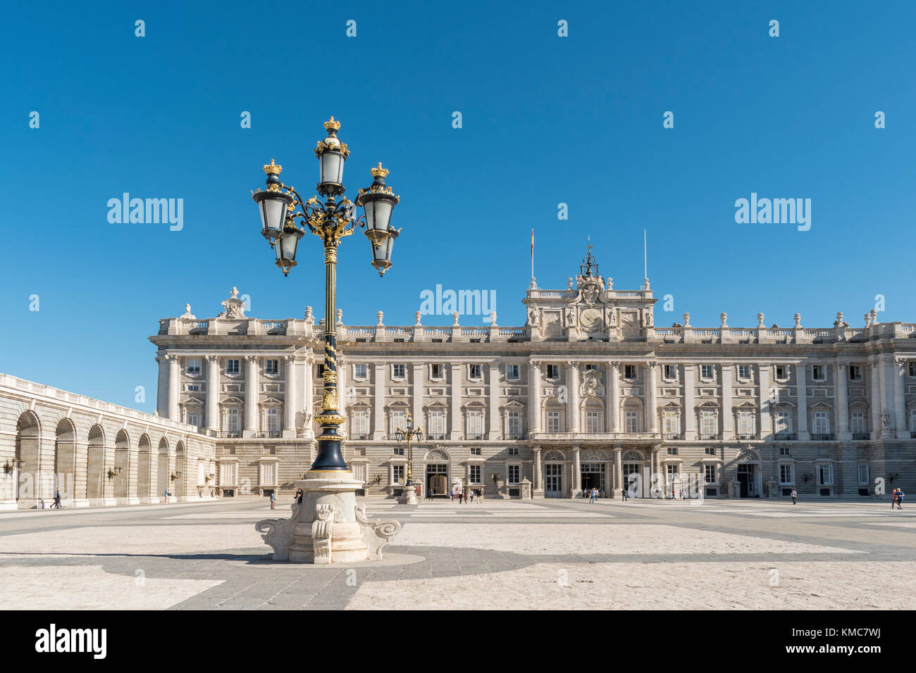 Palacio Real de Madrid, Spanien Stockfoto