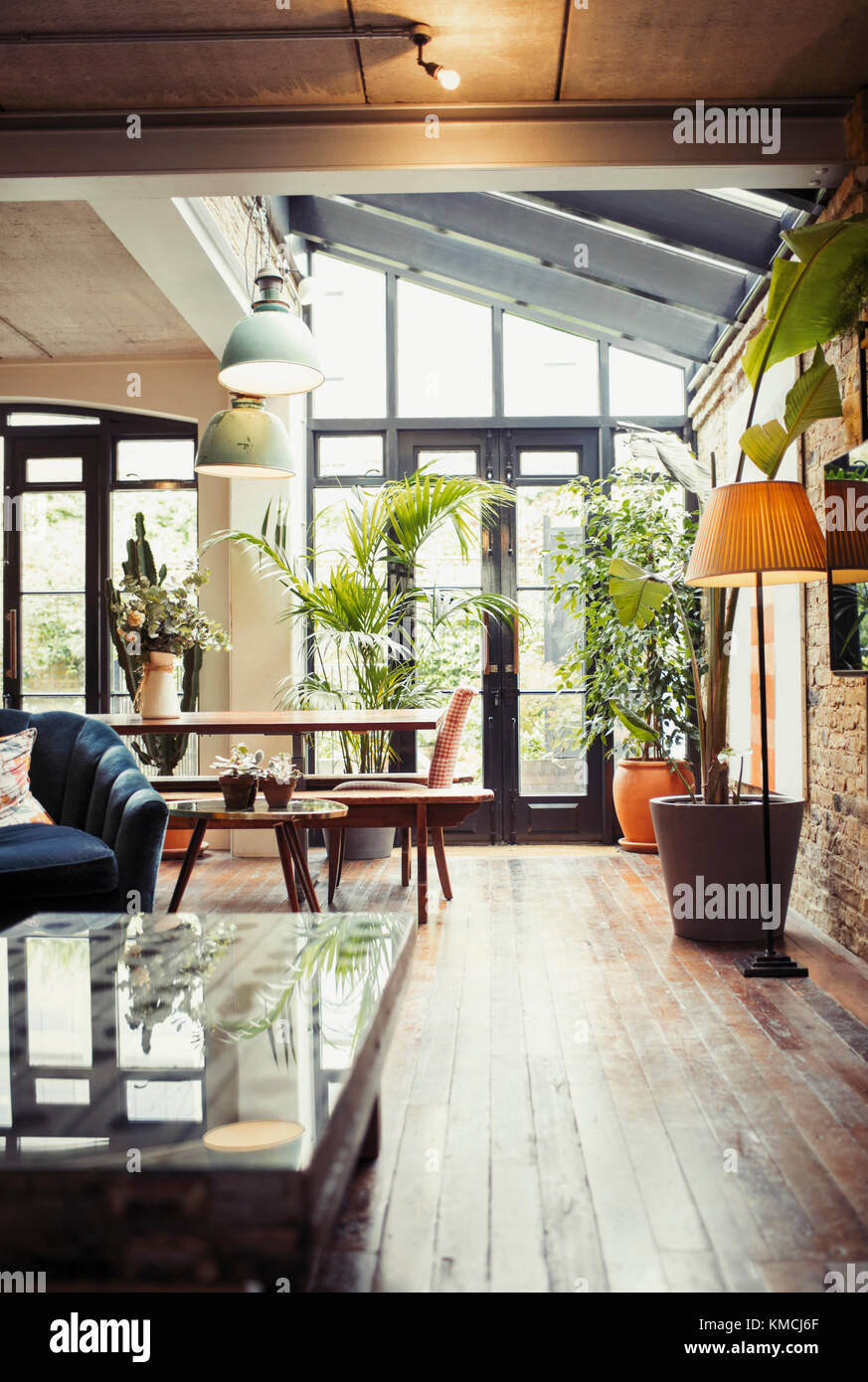 Home Showcase Esszimmer Stockfoto