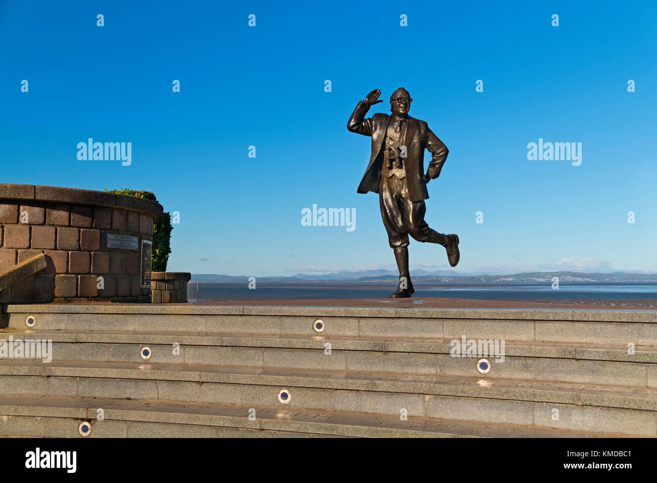 Eric Morecambe statue Morecambe Lancashire, Großbritannien Stockfoto