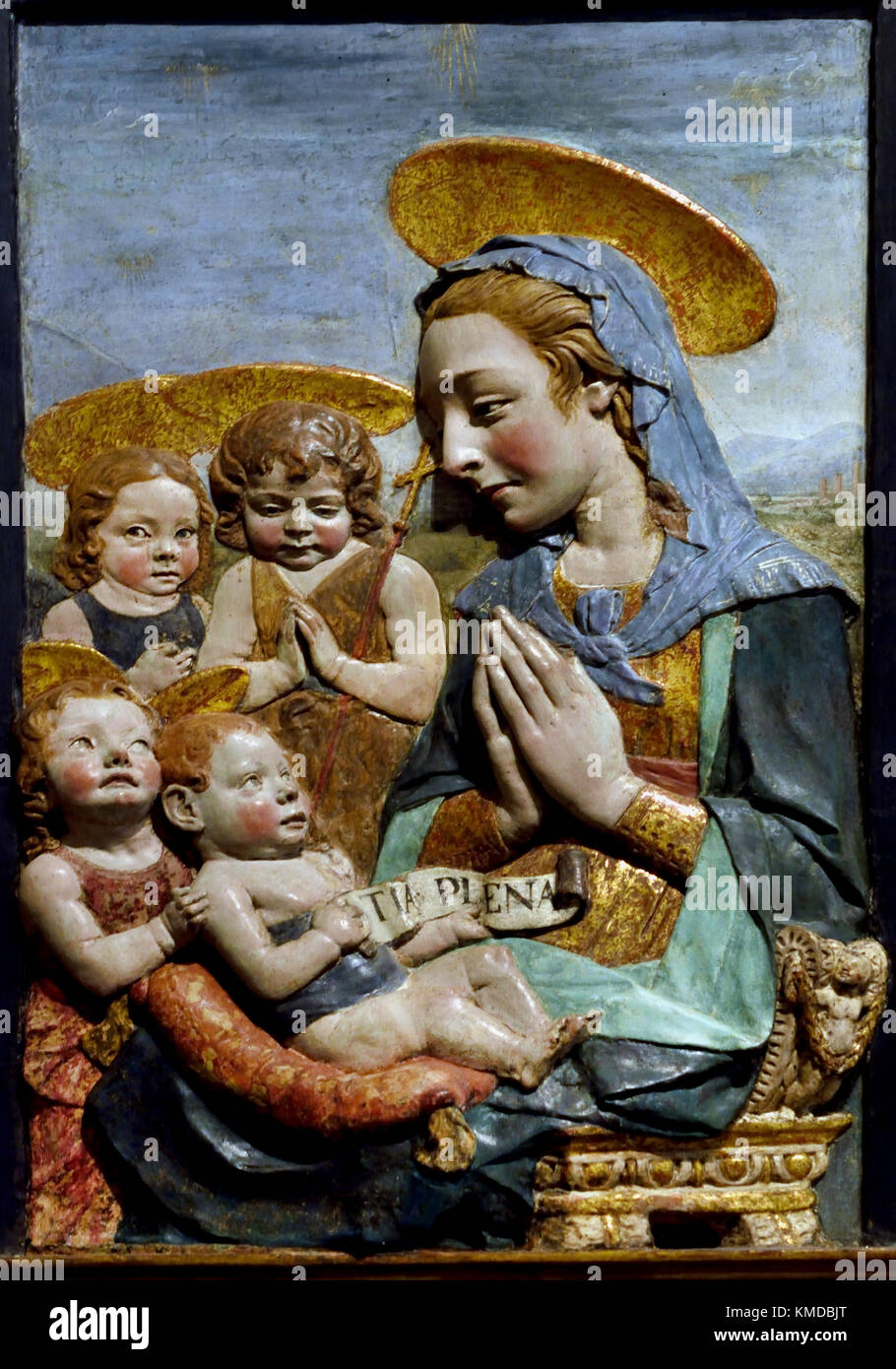 Madonna con Bambino (San Giovannino e aufgrund Angeli) Madonna mit Kind