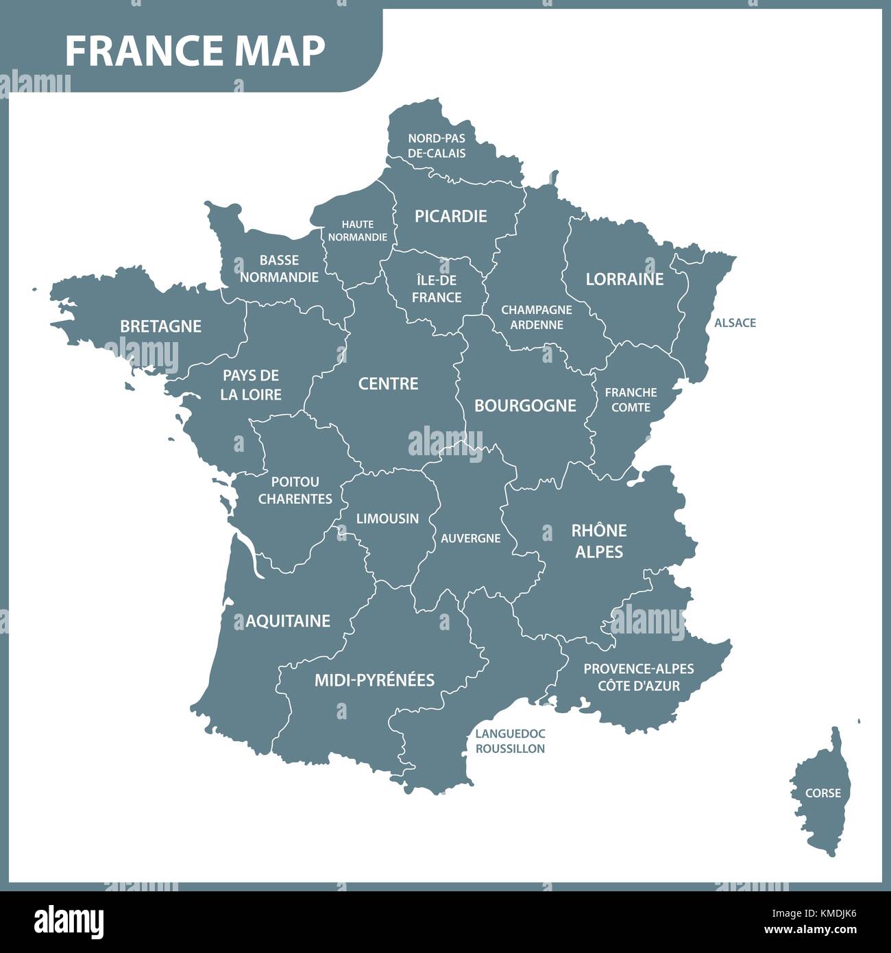 Gebiete Frankreich Karte – Landkarte Frankreich Zum Ausdrucken – YUFO