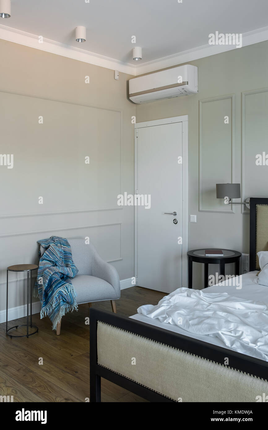 Schlafzimmer im modernen Stil Stockfoto