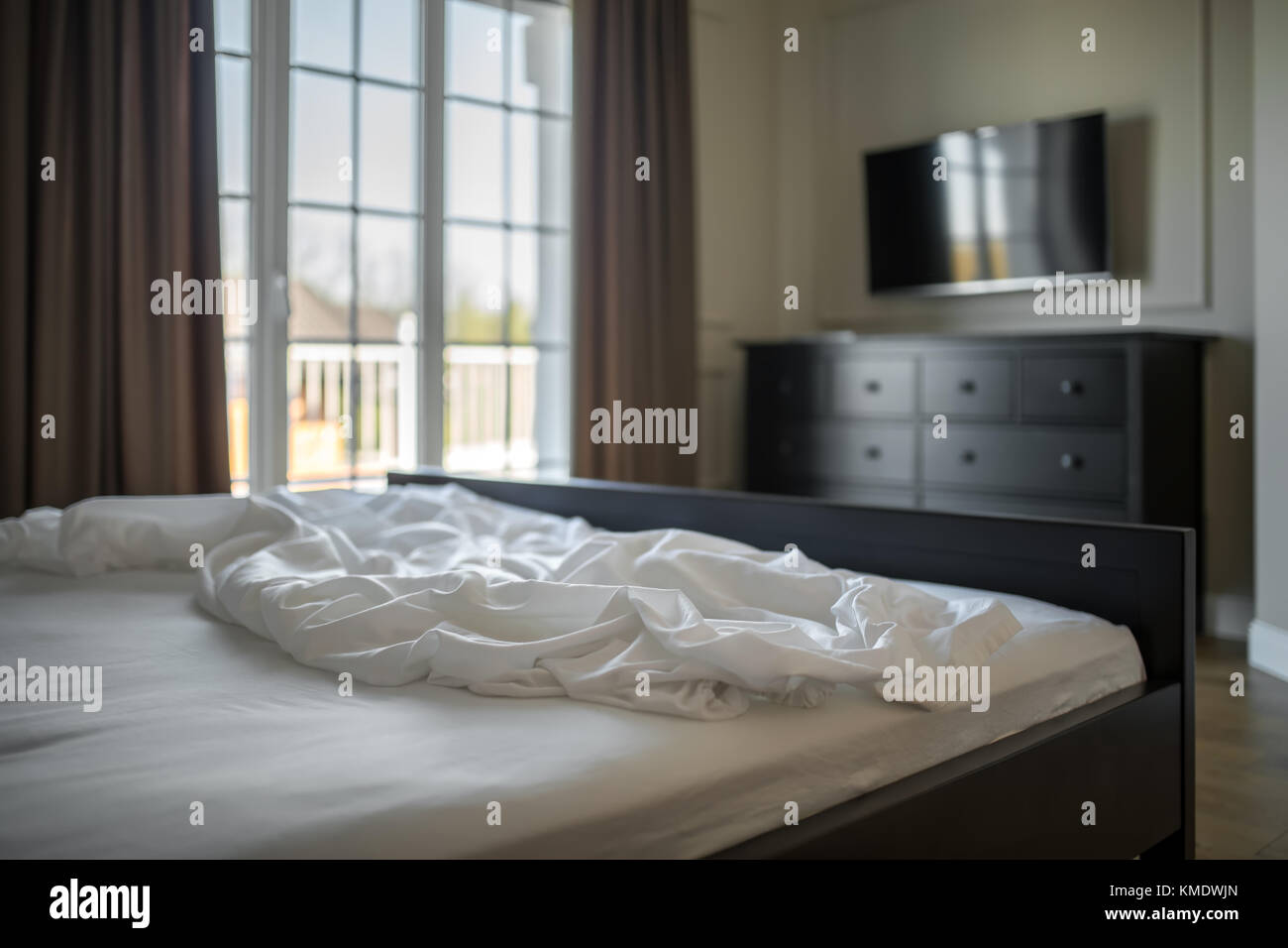 Schlafzimmer im modernen Stil Stockfoto