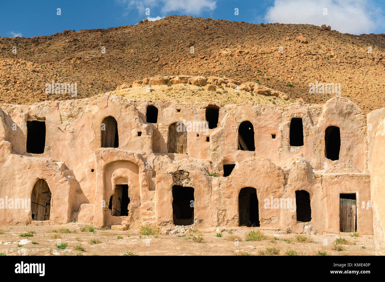 Ksar Ouled an Ksour jlidet Dorf mhemed, Süden Tunesien Stockfoto