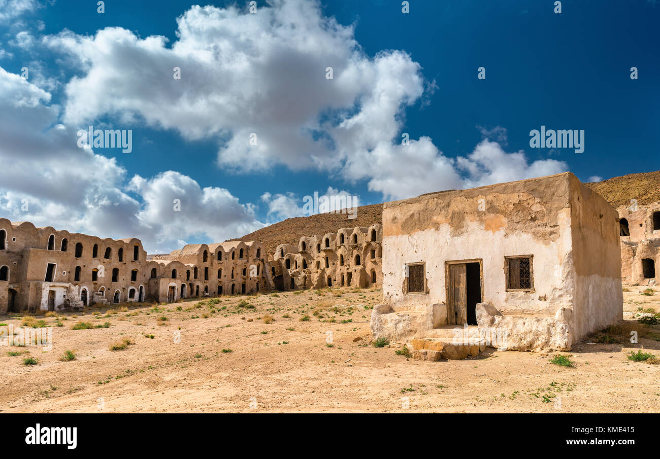 Ksar Ouled an Ksour jlidet Dorf mhemed, Süden Tunesien Stockfoto